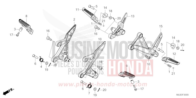 STUFE von Hornet 750 MAT BALLISTIC BLACK METALLIC (NHA86) von 2025